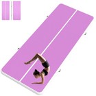 Pink Inflatable Gymnastics Air Track 20x6 6 Ft Yoga Tumbling Training Mat