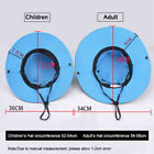 Kids Girls Ponytail Summer Sun Hat Wide Brim Uv Protection Bucket Cap Outdoor