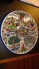  holy Land jerusalem And View Ceramic Wall Plate Made In Israel With A Hang Hole