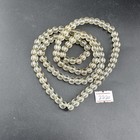 Stunning Vintage Himalayan Old Crystals Beads Beautiful Mala 108 Beads