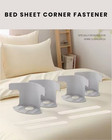 4pcs Heavy Duty Bed Sheet Corner Tightener Sheet Fastener With Locking Grippers