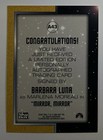 Star Trek The Original Series Tos Season 2 A43 Barbara Luna Marlena Autograph