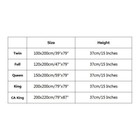 3 Sided Elastic Lace Wrapped 15 Inches Drop Bed Skirt Twin full queen king Size