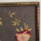 Japanese Vintage 1943 Framed Silk Embroidery Needlepoint Cockatoo Wall Hanging