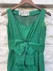 Vintage 1960   s Suzy Perette Dress Women   s Green Aline Costume Theater Sleeveless