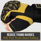 Quick Gel Boxing Wraps Under Gloves - Large-x-large  Black gold 