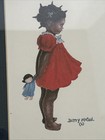 Vintage Framed African American Girls Artist Betty Mccool 11  X 9  Set Of 2 Read