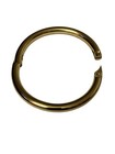 Bull Ring  Nose Ring   Piercing  Ring 2 1 2 -1 4 Copper Brass  Polished  Tasrou