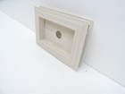      Vinyl Siding Mounting Block Universal Fit Split Pipe Classic Mount White     