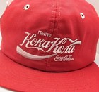 Vintage Russian Coca Cola Hat Coke Cap Russia Red White Louisville Mfg Usa Tags
