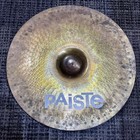 Paiste Rude Crash Ride 18 Inch Cymbal 1744g Swiss Made No Cracks Edge Tarnish