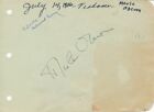 Merle Oberon Allan Jones Original Vintage 1930s Signed Autographed Album Page