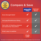 Equate Gas Relief  Simethicone 125 Mg  Extra Strength Softgels  20 Count