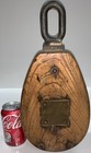 Vintage Sailing Ship Brass Pulley Wood Block Maritime Marine Nautical Boat