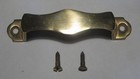 Antique Library Bureau Sole Makers File Cabinet Drawer Hardware Handle Screws  2