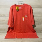 Men   s Carhartt 2xl Short Sleeve Pocket Tshirt New With Tags Lot Of 2