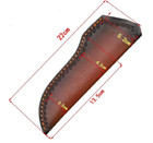 Vintage Handmade Brown Leather Fixed Blade Sheath Belt Loop Straight Knife Pouch