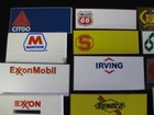  20  Gas Station Name Badges   Citgo Exxon Mobil Shell Usa Valero Wawa Union 76 