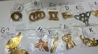 Vtg Miriam Haskell Stamping Findings Jewelry Design Craft Turtle Bug Bow Lot 73