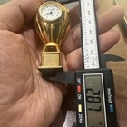 Working Gold Metal Heavy Hot Air Balloon Clock Vintage Nice Piece New Battery