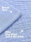 Cute Solid Muslin Cotton Baby Swaddle Blanket - Baby Blue