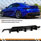 For 2021-26 Lexus Is300 Is350 Ctm Design V1 Gloss Black Rear Bumper Diffuser