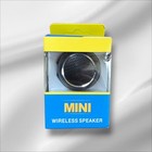 Mini Bluetooth Speaker     Coin Size Aluminum Wireless Speaker   portable Loud Sound