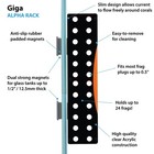 Eshopps Alpha Rack Giga Magnetic Coral Frag Rack Rubber Padded Magnet For Nano