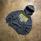 Nfl Team Apparel Green Bay Packers Hoodie Mens M Grey Sport Pullover Graphic