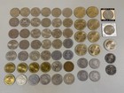 Lot Of 59 Vintage Casino  1 And  5 Gaming Tokens Las Vegas Various Casinos