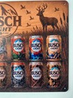Busch Light Beer Sign - Evolution Of Hunting Cans - Real Tree - Camo Fishing