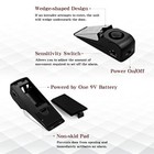 Emdmak Door Stop Alarm With 120db Siren Door Stop For  Assorted Sizes   Colors 