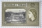 Travelstamps  1953 Trinidad   Tobago Sc 80  24c Qeii Definitive Gov   t  House Mnh