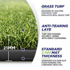 Golfguru Golf Mat  5x4ft 5x5ft Dense Elite Golf Hitting Mats Practice With 10   