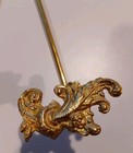 Vintage Brass Wall Plate Hanger Holder
