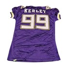 Eric Kerley Birmingham Thunderbolts 2001 Game Used Home Jersey Size 56  2