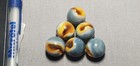 6 Outstanding  Jabo Swirl  Marbles  6 99 Lot  41t