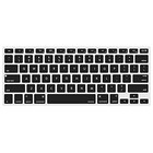  Silicone Keyboard Cover Compatible With Macbook Air 13 Inch A1466 A1369 Black