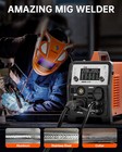 40a Plasma Cutter Combo 6in1 Cut Hf Tig  Spot Stick Gas Gasless Mig Welder 220v
