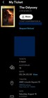 Sat 8 15 2am - 4 Tickets D5 d4 e5 e6 The Odyssey Imax 70mm Amc Lincoln Square Ny