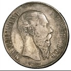 Mexico 1 Peso Pi 1866 Potosi Maximilian Empire Km  388 2 