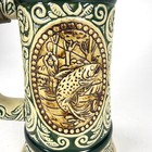 1978 Avon Beer Stein The Strike Rainbow Trout At Point English Setter Ceramarte