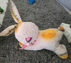 Vintage Bunny Rabbit Plush 21   japan Stuffed Animal Carnival Fair Prize