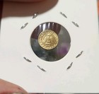 1865 Mexico Miniature 8k Maximiliano  4 Gram Gold Coin  Bu Uncirculated 