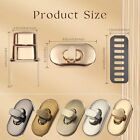 15pcs Twist Lock Fastener Purse Turn Locks Bag Clasp Diy Handbag Closure