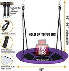 43  Saucer Tree Swing For Kids 360   Rotate Waterproof Flying Saucer Swingfortree