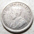 1914 Canada Silver Five Cents Nickel Coin  5-cents 5c  f793 