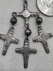 Rare Vintage Mexican Silver 925 Yalalag Dangle Pendant Signed 2 75 