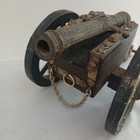 Model Of A Spanish Field Cannon  Circa 18th Century Replica Metal Wood Felipe Iv
