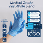 Nitrile-vinyl Blend Exam Gloves - Disposable  Latex Free  Medical  Multipurpose 